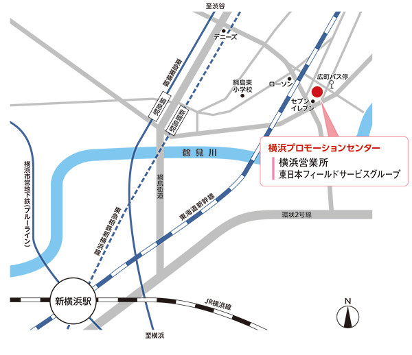 横浜営業所map